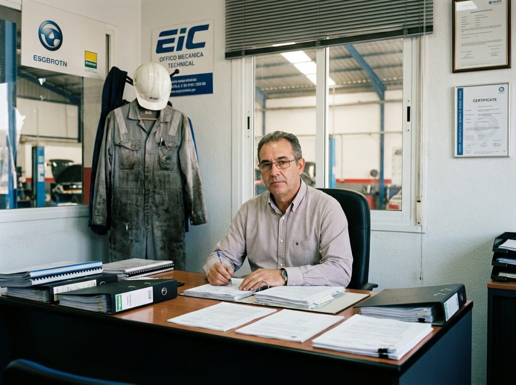 normativa lavado ropa taller mecanico